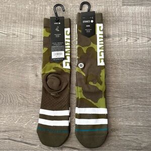 Stance Men's Green Camo Socks - 1 pair